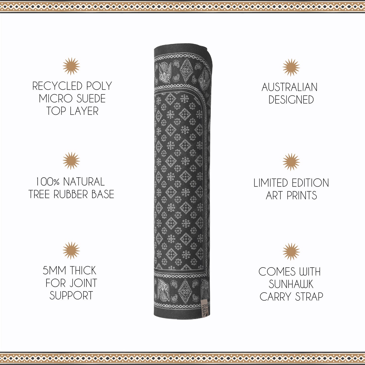 SUNHAWK 5MM YOGA MAT