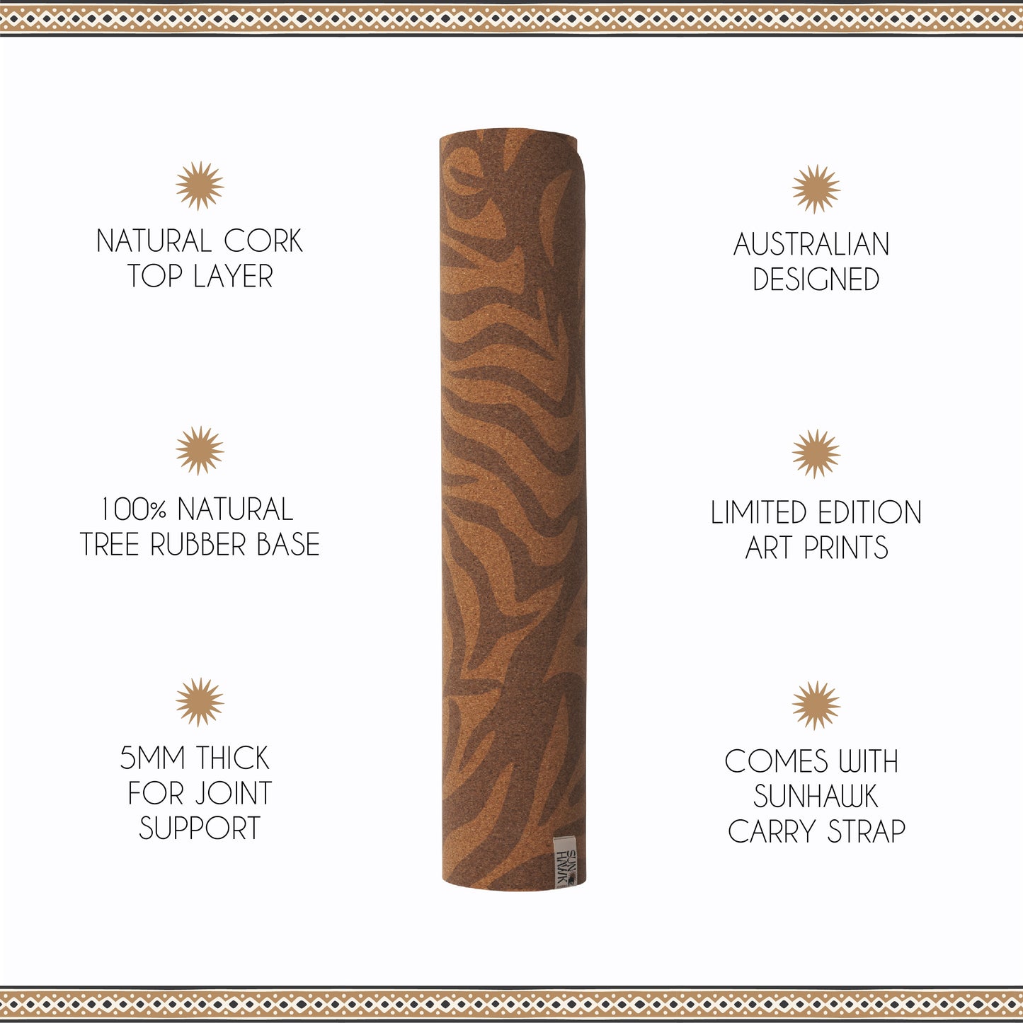 WILDSIDE 5MM CORK YOGA MAT